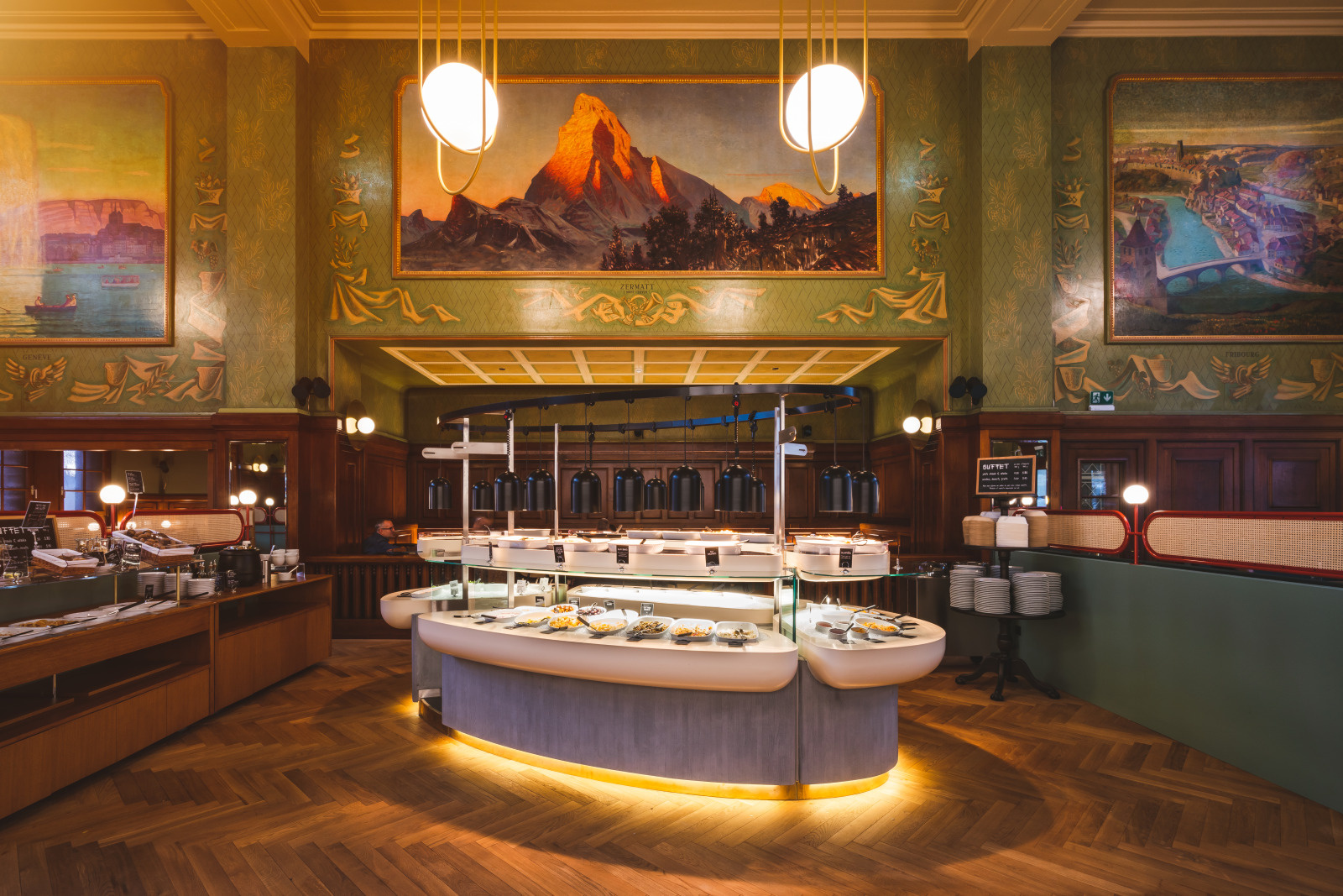 Restaurant Tibits a la gare de Lausanne.