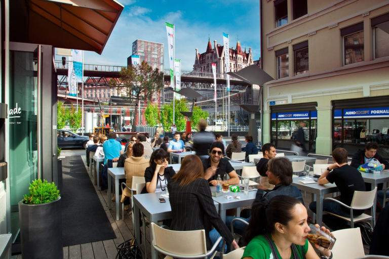 Terrasse du Nomade au Flon