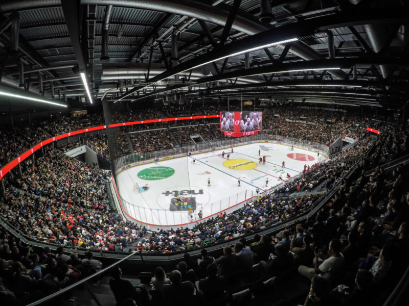 Match du Lausanne Hockey Club (LHC) &agrave; la Vaudoise ar&eacute;na.