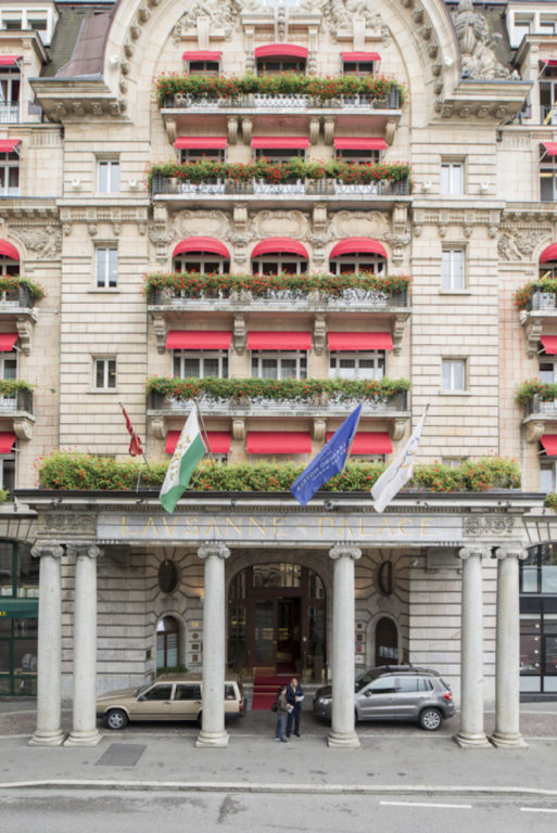 Fa&ccedil;ade du Lausanne Palace