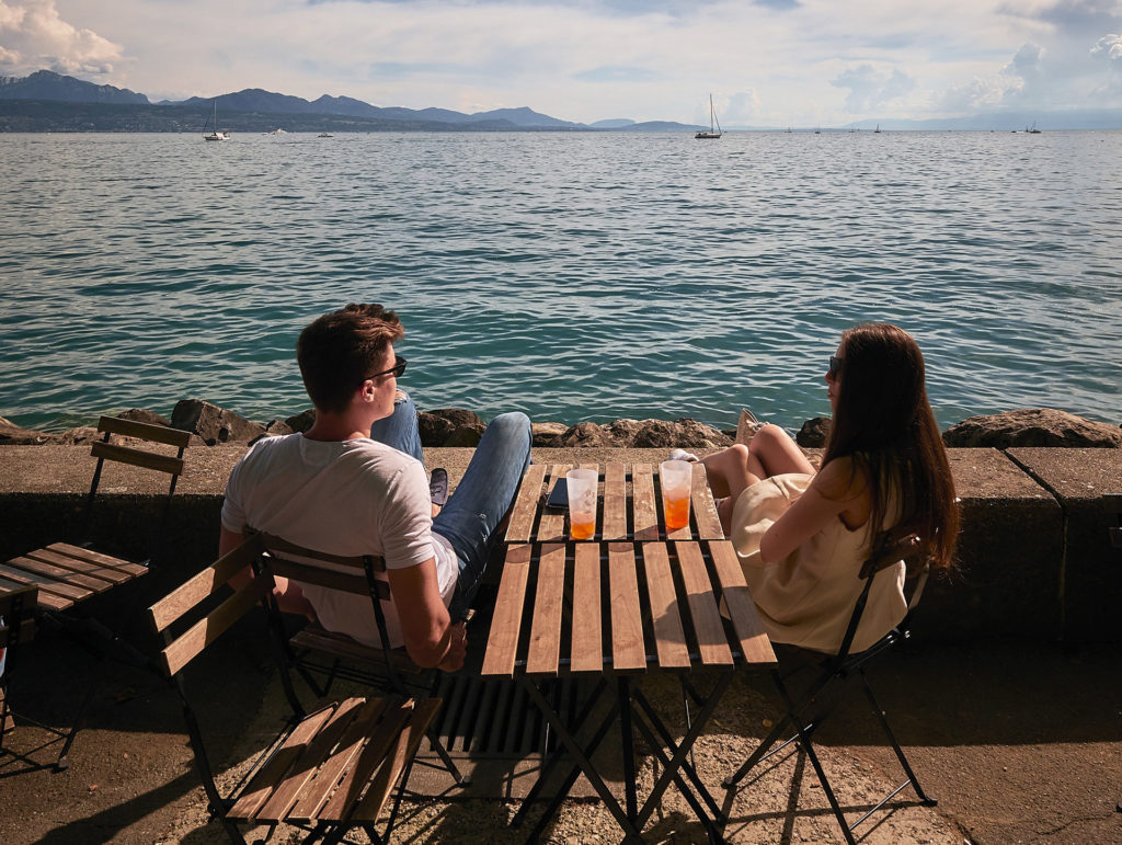 Ganzj&auml;hrig ge&ouml;ffnete Terrassen in Lausanne