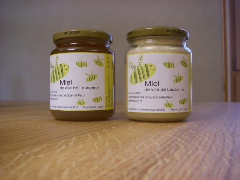Pots de miel de la Ville de Lausanne