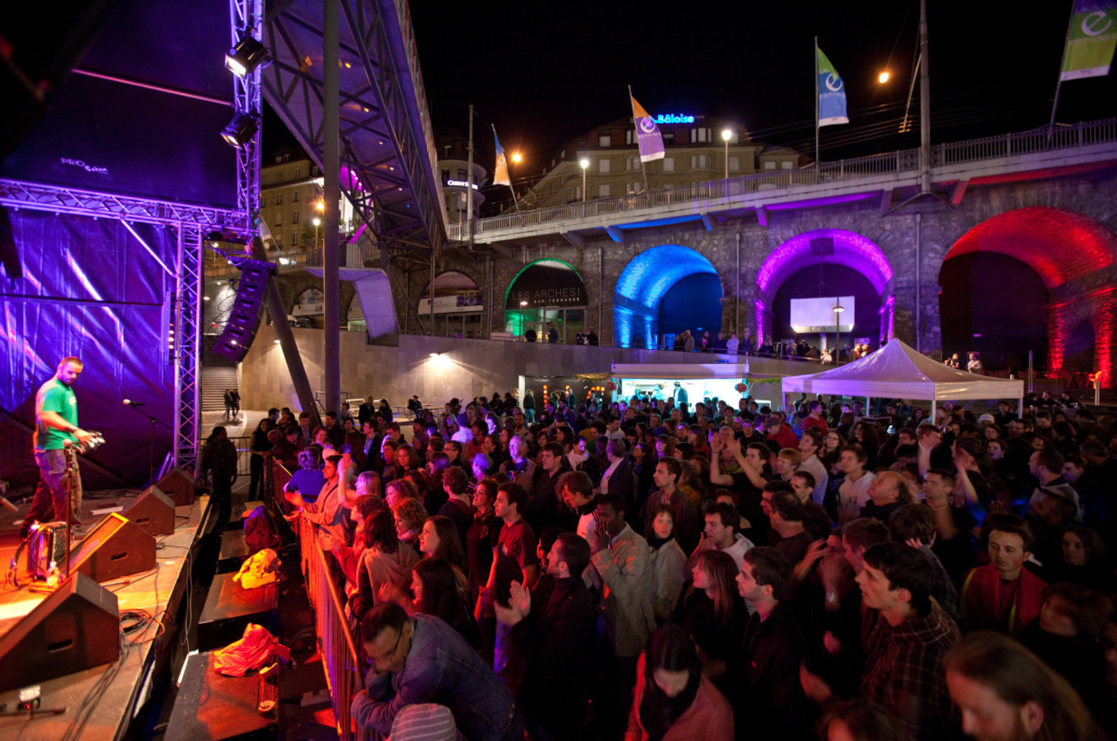Soir&eacute;e estivale &agrave; Lausanne