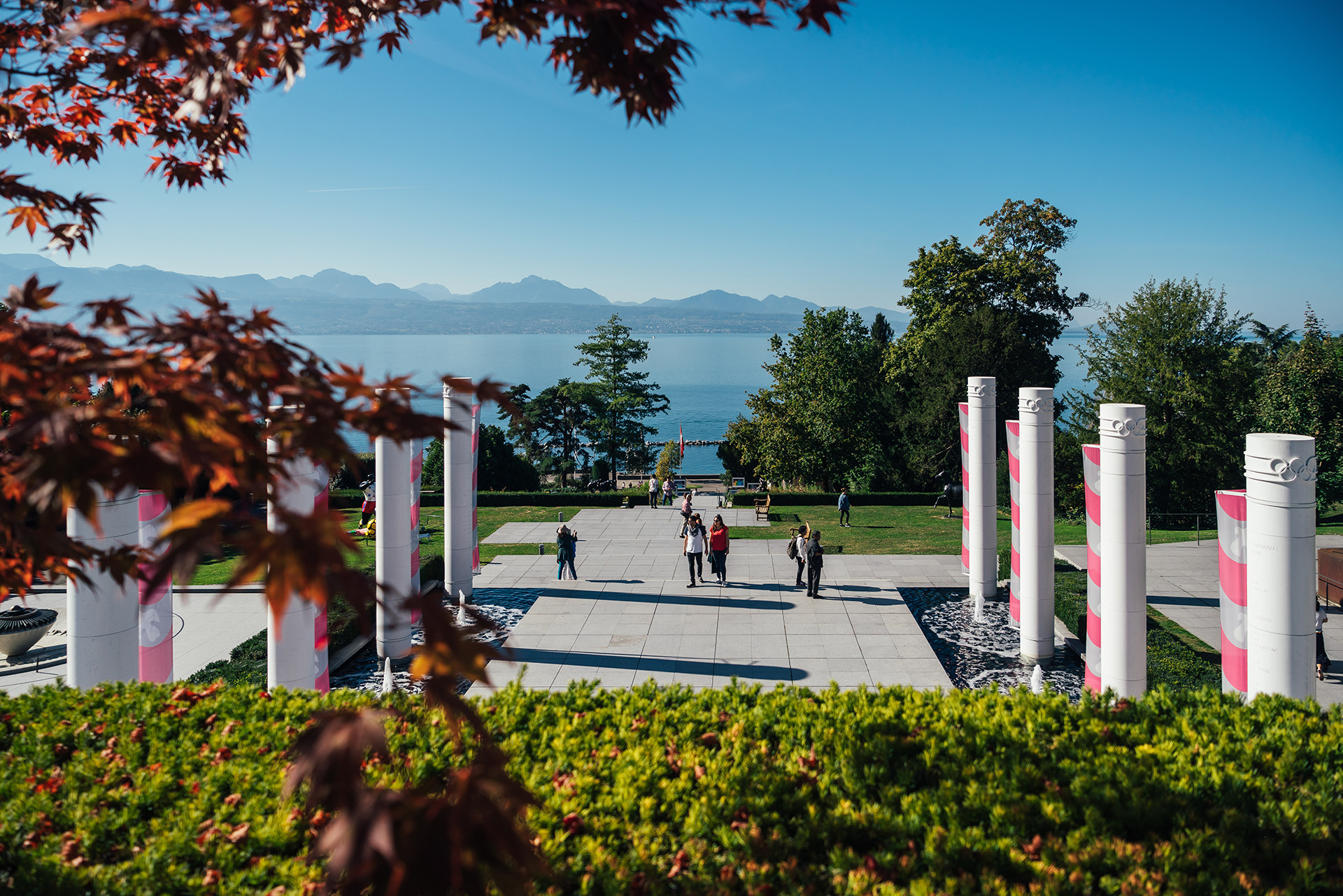 Vue depuis le Mus&eacute;e Olympique Lausanne