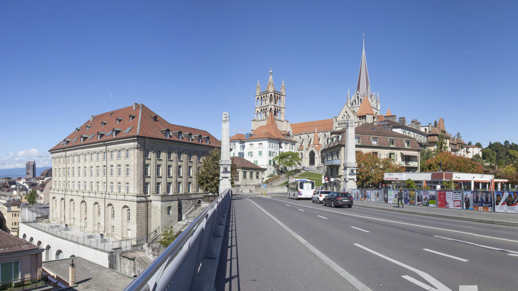 Lausanne, pont Bessi&egrave;res