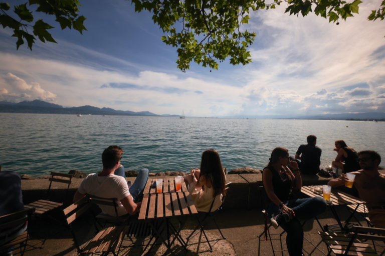 Les terrasses ouvertes toute l'ann&eacute;e &agrave; Lausanne