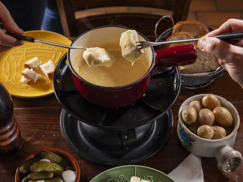 Fondue &agrave; Lausanne, caf&eacute; du vieil Ouchy
&copy; Caf&eacute; du Vieil Ouchy