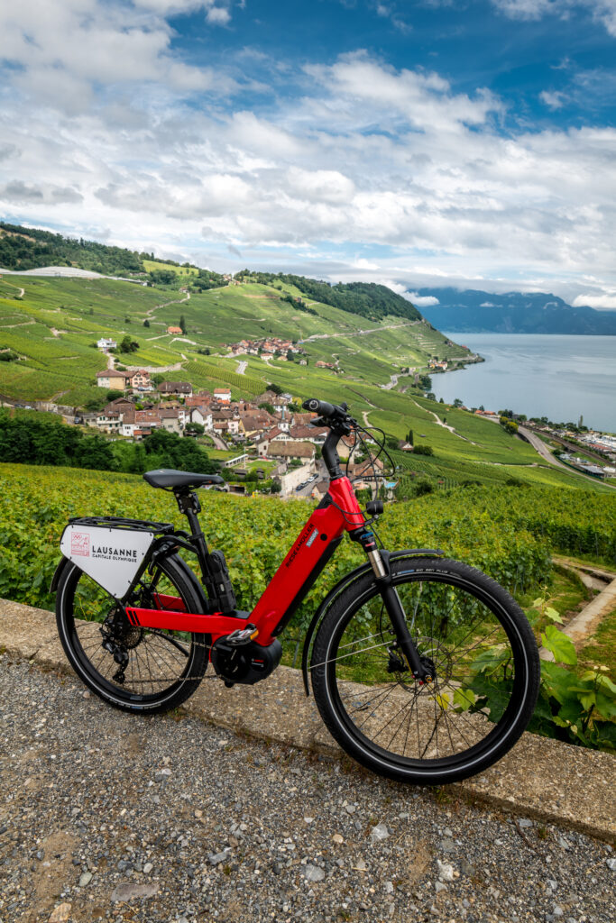 De Lausanne &agrave; Lavaux : mon itin&eacute;raire &agrave; v&eacute;lo &eacute;lectrique
